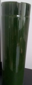 Trubka 150/500 mm smalt zelená majolika
