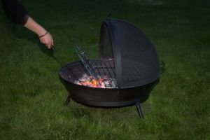 Litinové ohniště s grilem FUOCO BBQ Globe-Fire odborný prodejce levně!