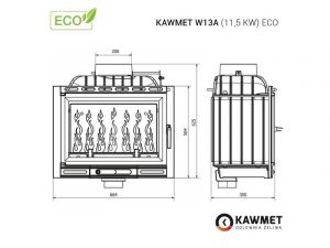Kawmet W15 9,4 kW ECO - krbová vložka litinová odborný prodejce levně!