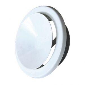 AMSTAL Ventilační talíř výfukový 125 mm bílá