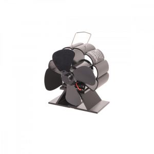 HS FLAMINGO Ventilátor na kamna FLAMINGO čtyřlopatkový MINI, černý odborný prodejce levně!