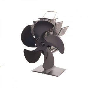 HS FLAMINGO Ventilátor na kamna FLAMINGO pětilopatkový, černý odborný prodejce levně!